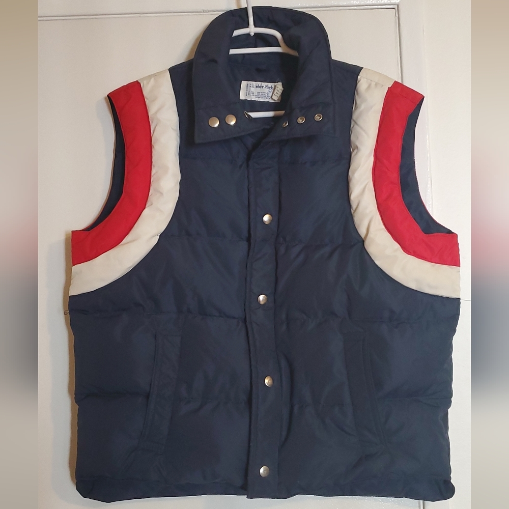 Lumberjack vest men's large vintage AF